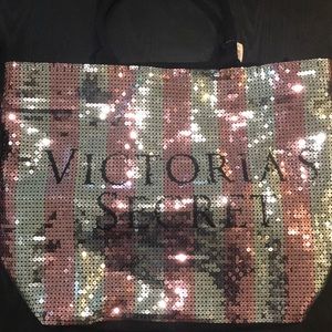 Sequin Victoria’s Secret tote